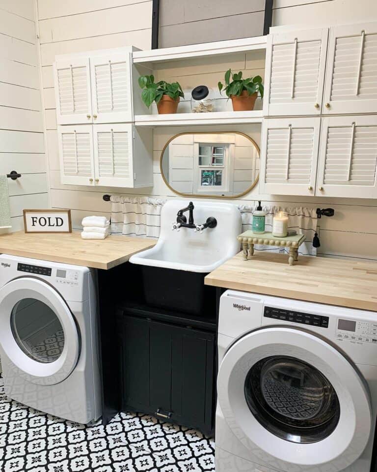Ideas for a Small Laundry Sorting and Rinse Station