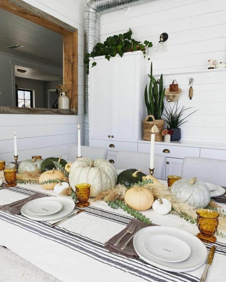 Inviting Dining Room for Fall