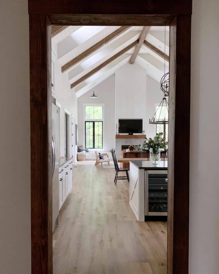 Inviting Wood-framed Living Room