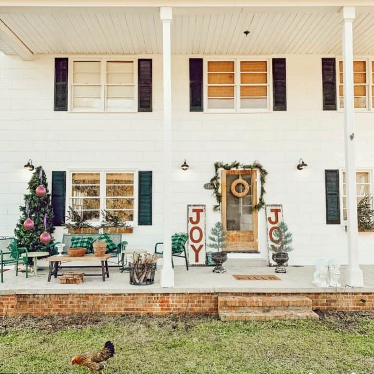 Joyful Farmhouse Porch