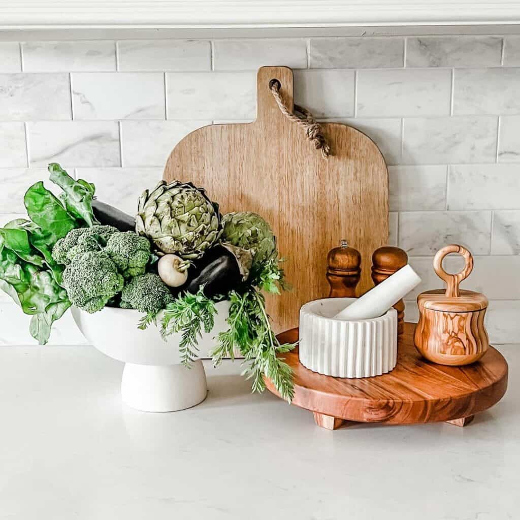 Kitchen Counter Décor Inspiration