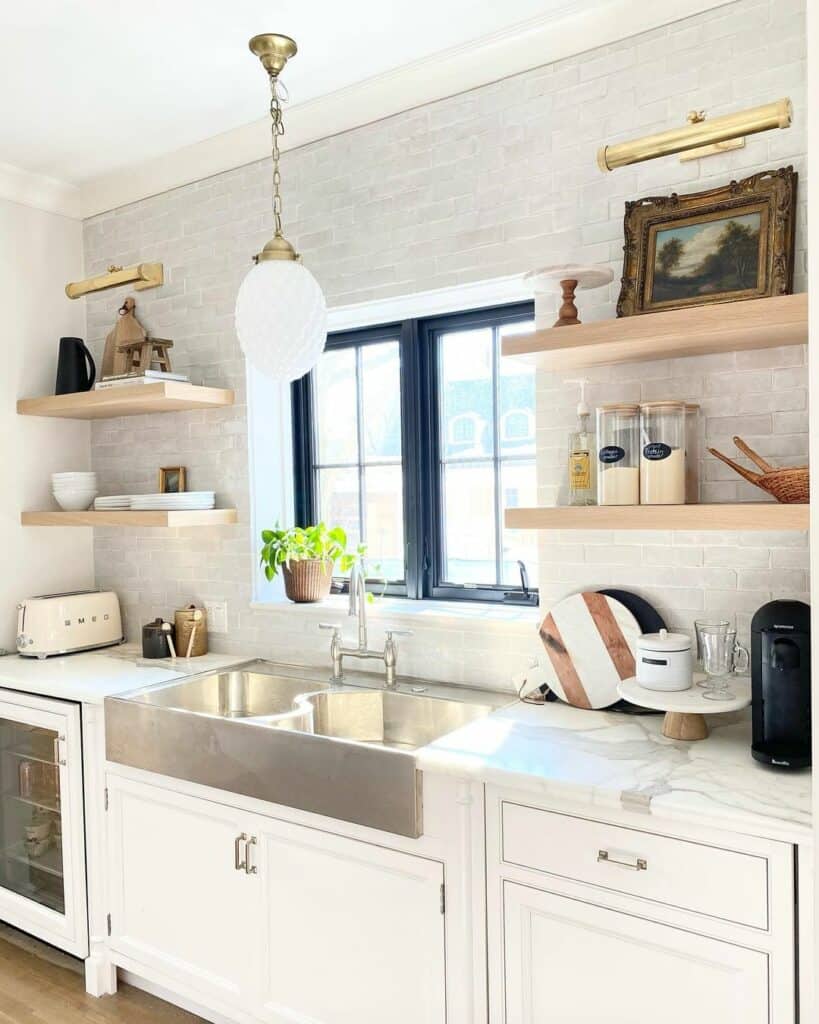 Kitchen With White