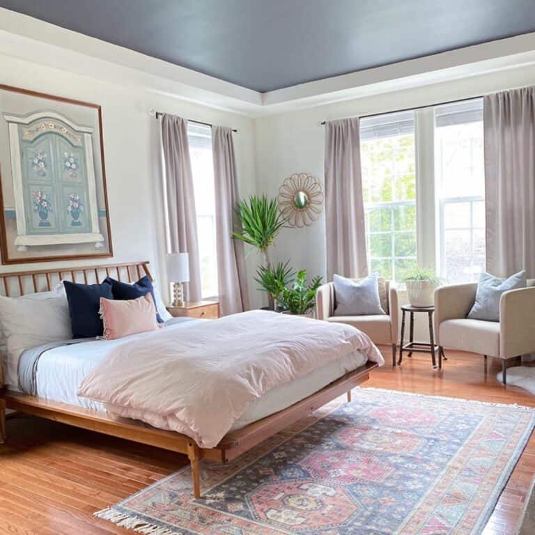 Long Pink Curtains