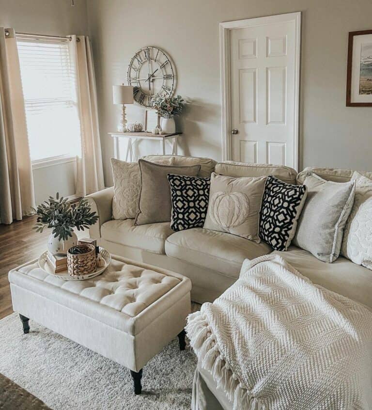Luxurious Warm Greige Living Room