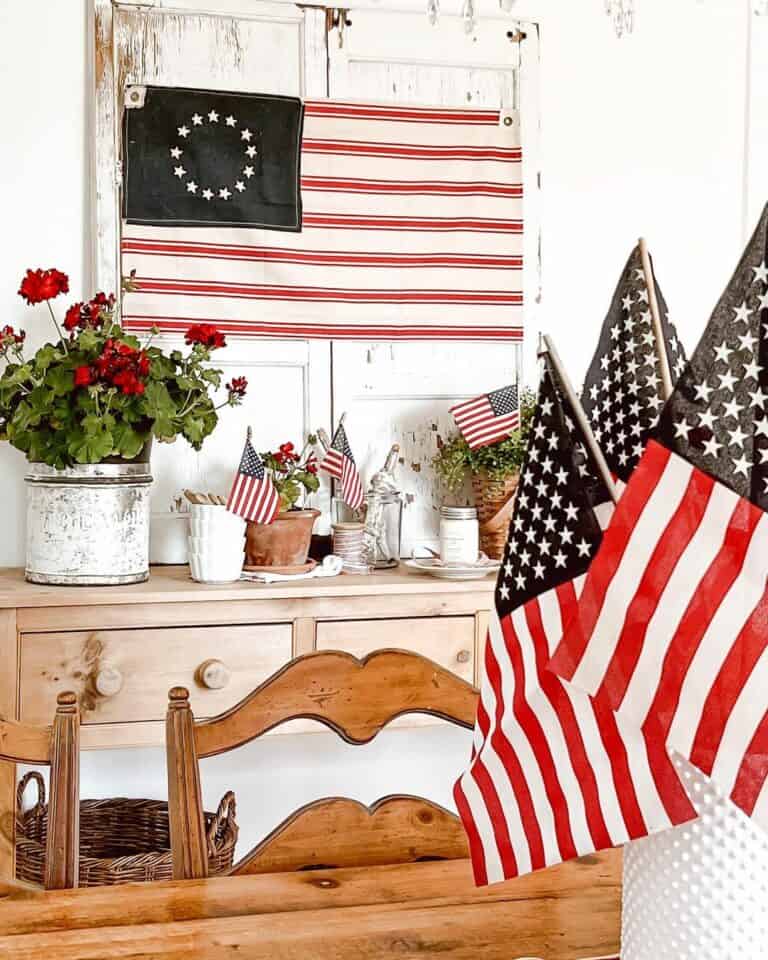 Memorial Day Farmhouse Dining Room