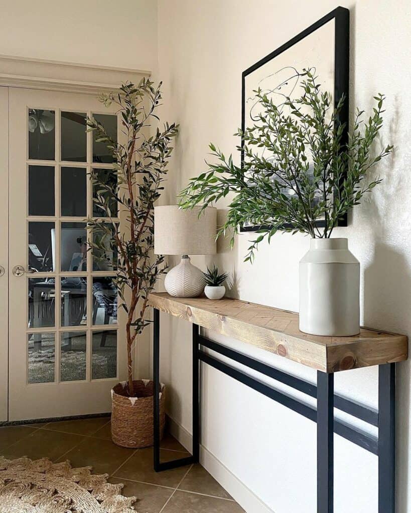 Minimalist Entryway Table Design