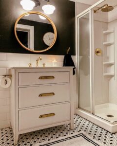 Modern Basement Half Bathroom Ideas
