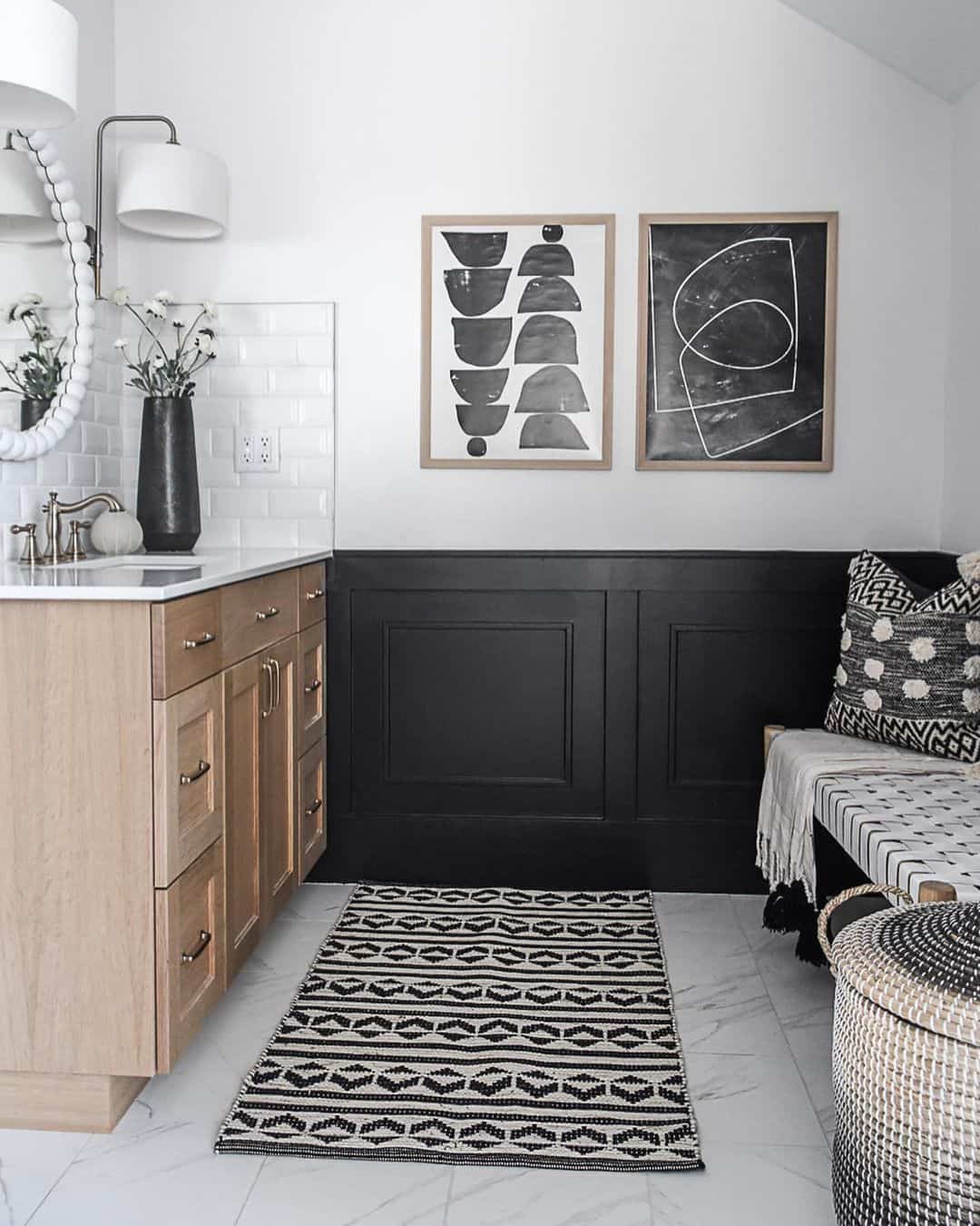 29 Wainscoting Bathroom Designs To Transform Your Space