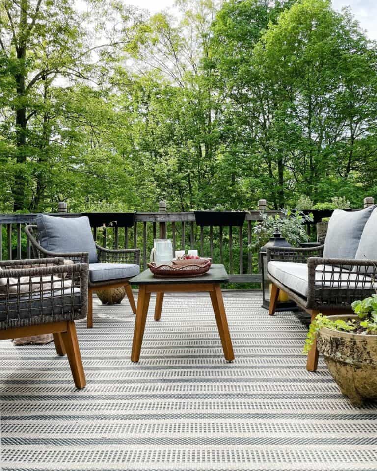 Modern Black Wicker Patio Furniture - Soul & Lane