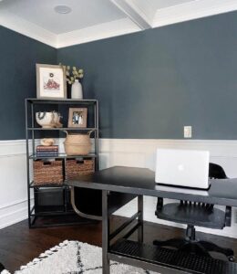 Modern Farmhouse Office Space With Masculine Décor