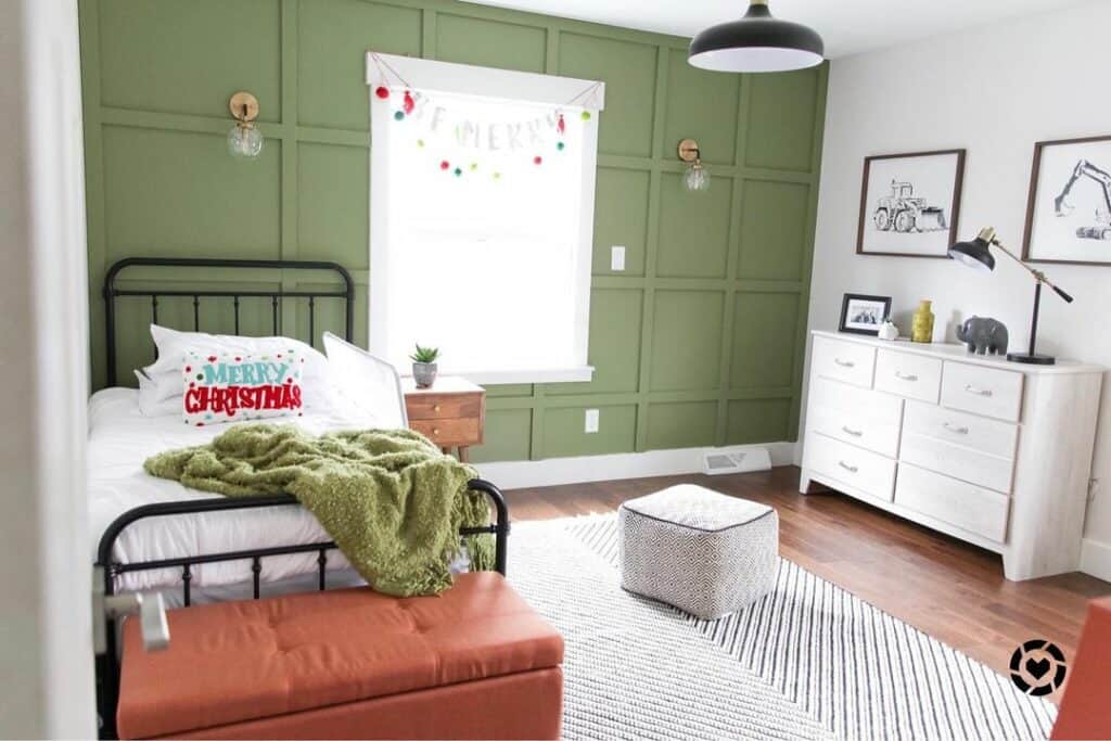 Modern Green Children’s Bedroom