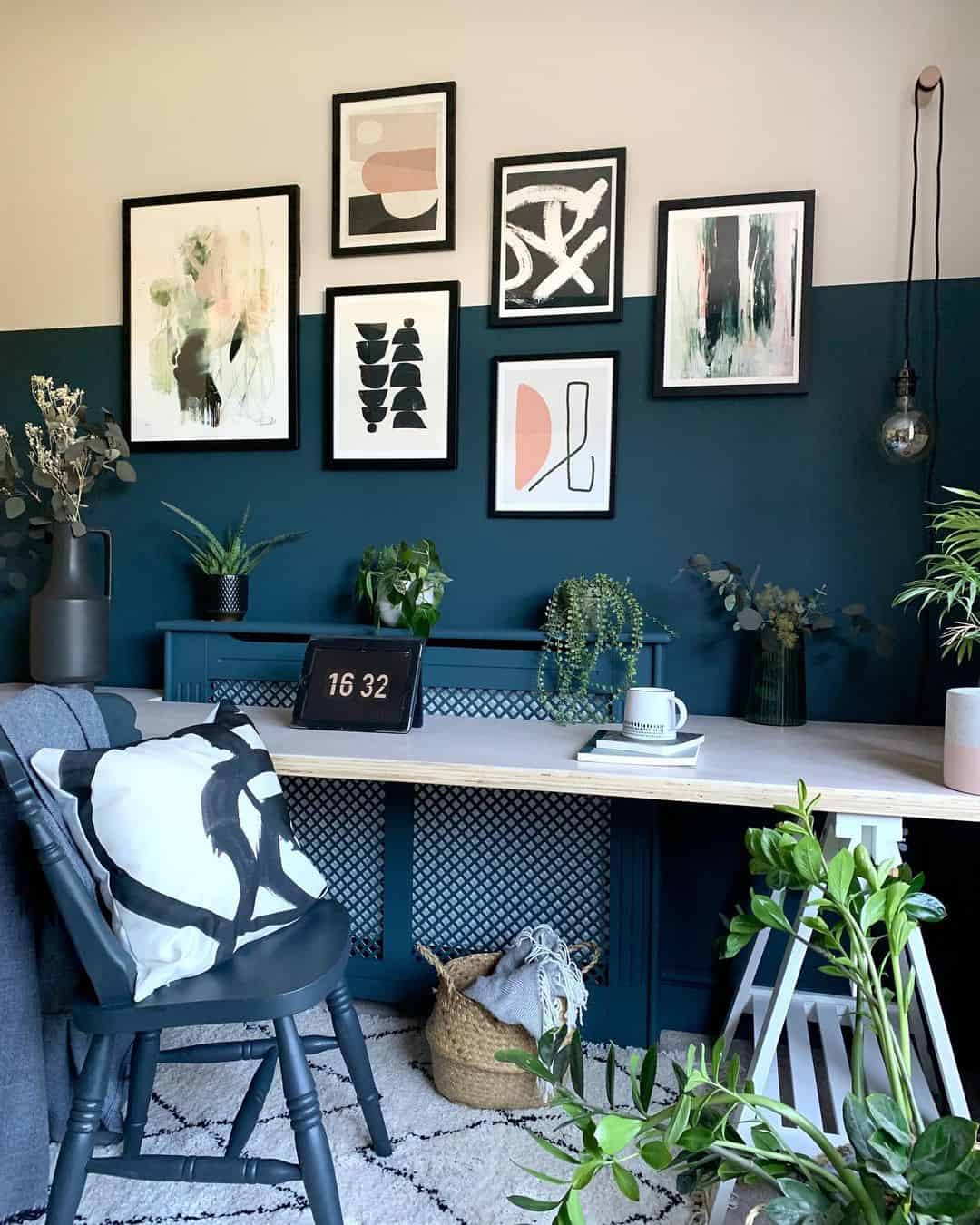 Modern Office Design With Dark Teal Accent Soul & Lane