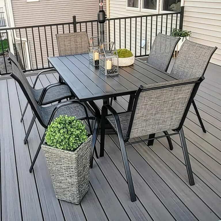 Modern Outdoor Dining Set