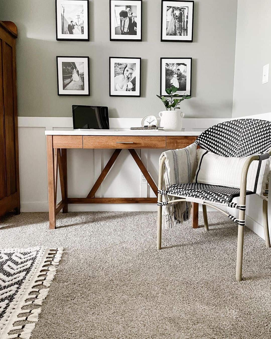 Monochrome Office Décor - Soul & Lane