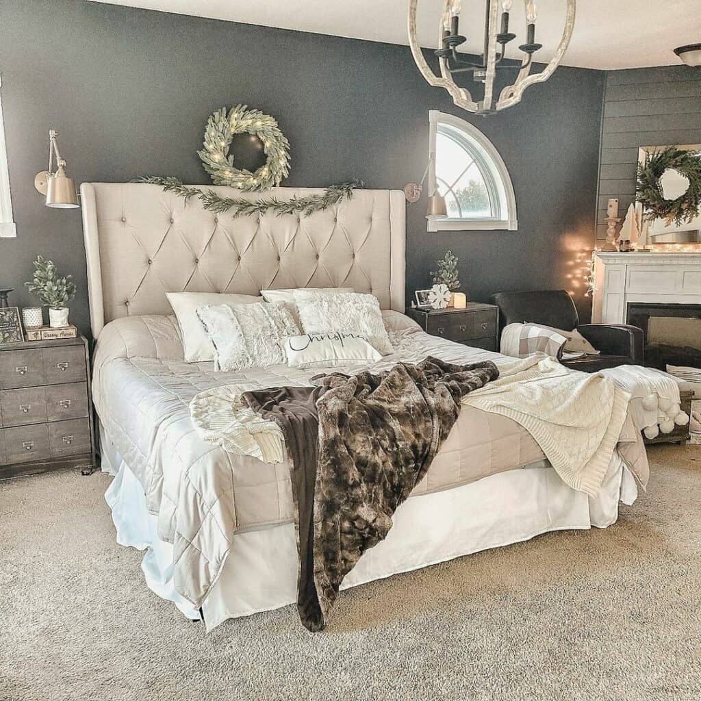 Moody Cream-Colored Bedroom