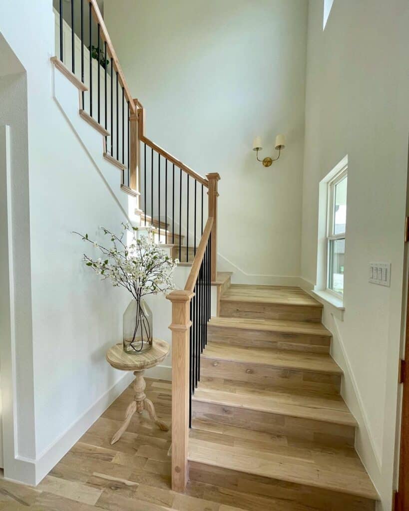 Natural Wood Staircase Inspiration