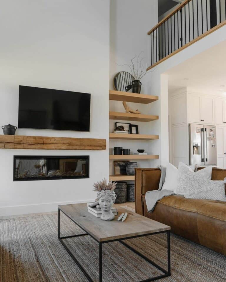 Neutral Tones With Wooden Accents