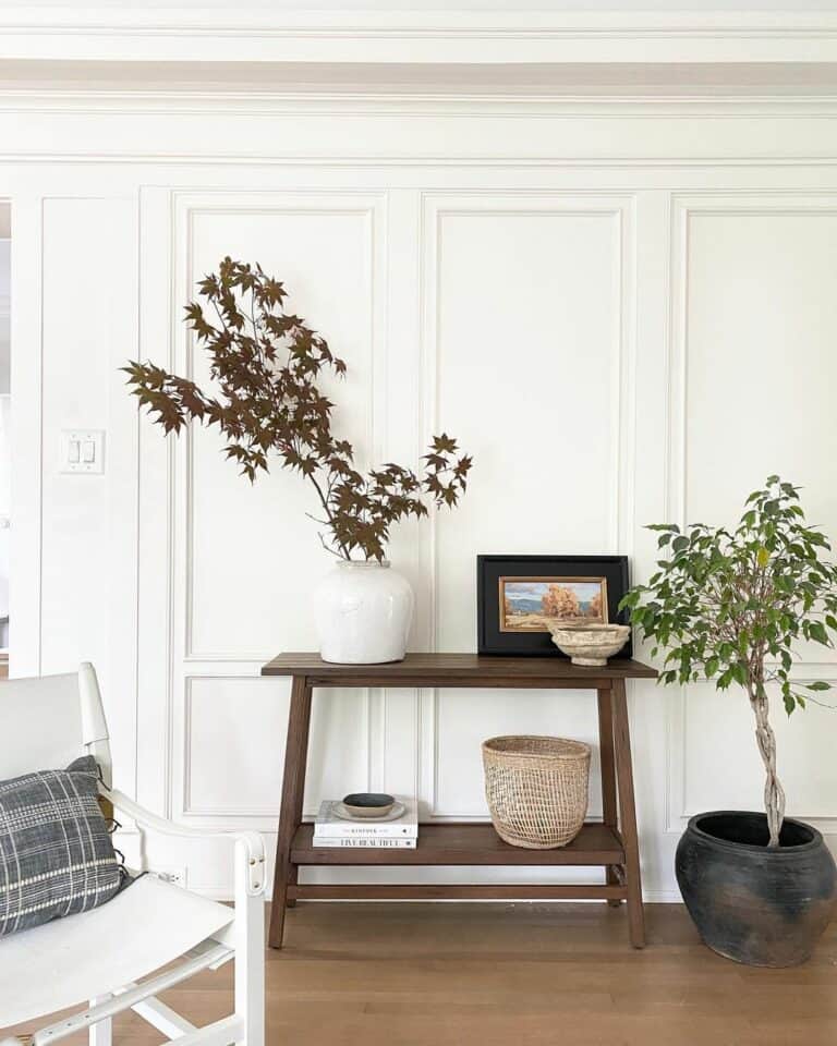 Organic Modern Console Table