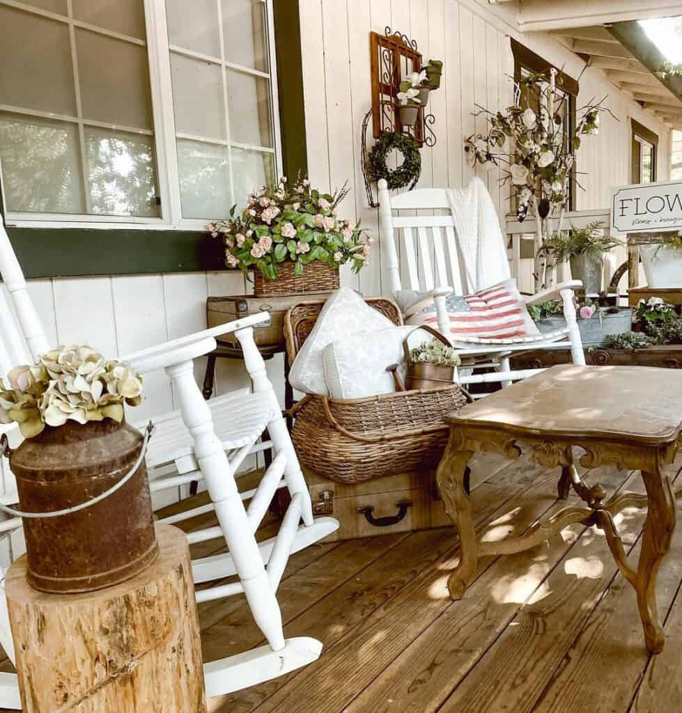 Patriotic Country Porch Décor