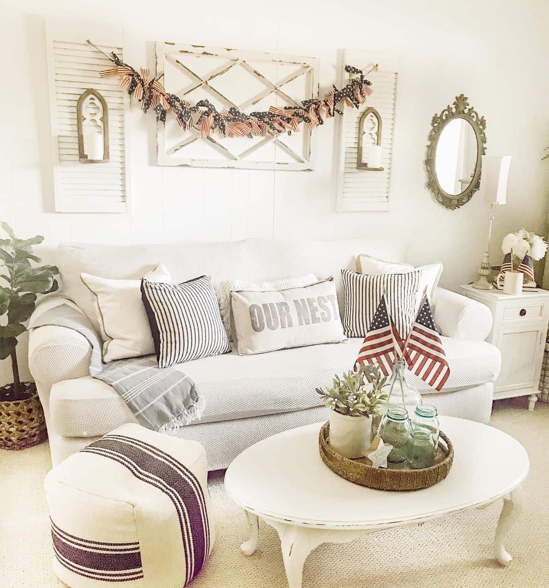 28 Cozy Living Room Farmhouse Wall Decor Ideas