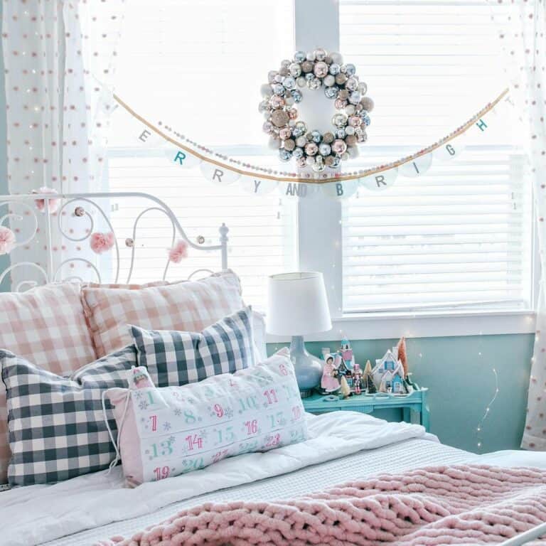 Pink White and Black Kid's Room Décor
