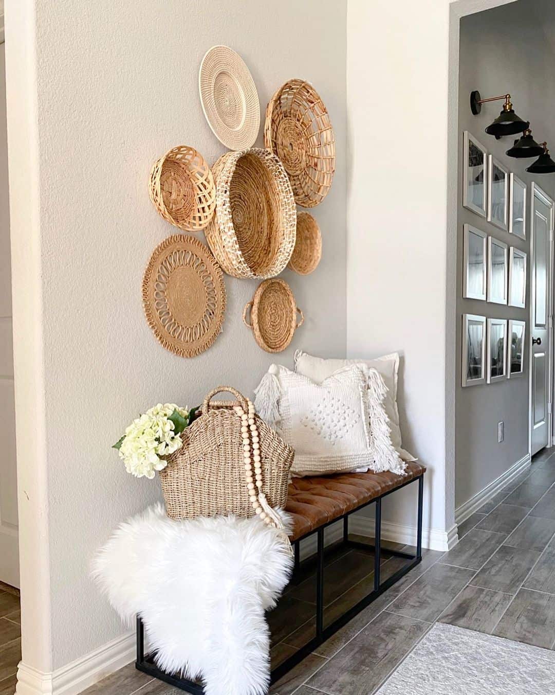 30 Unique Ideas for Displaying Basket Wall Décor