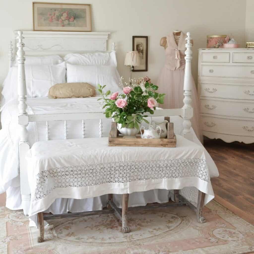 Romantic Country Cottage Master Bathroom