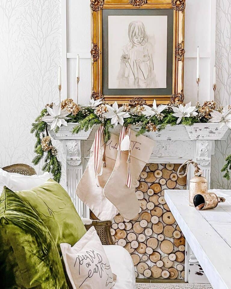 Rustic Burlap Stockings Inspiration for Christmas