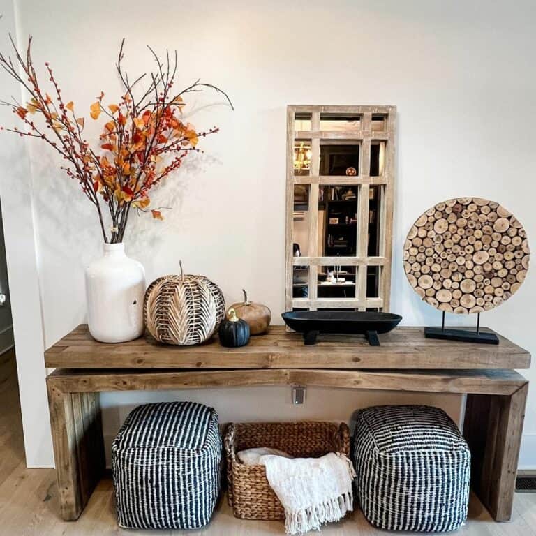 Rustic Entryway Table Ideas