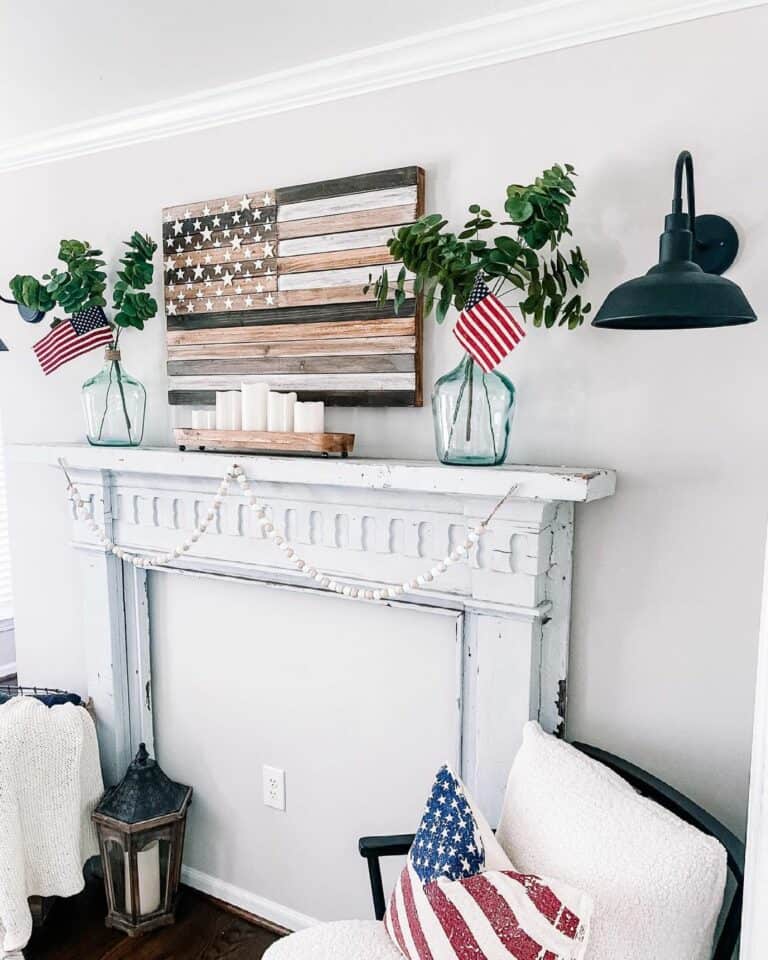 Rustic Farmhouse Memorial Day Décor