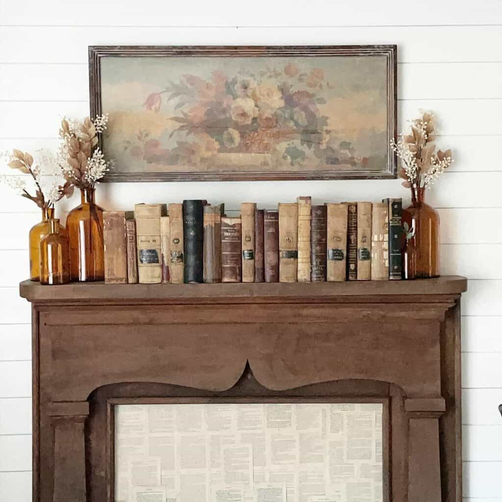 Rustic Mantel Décor Ideas