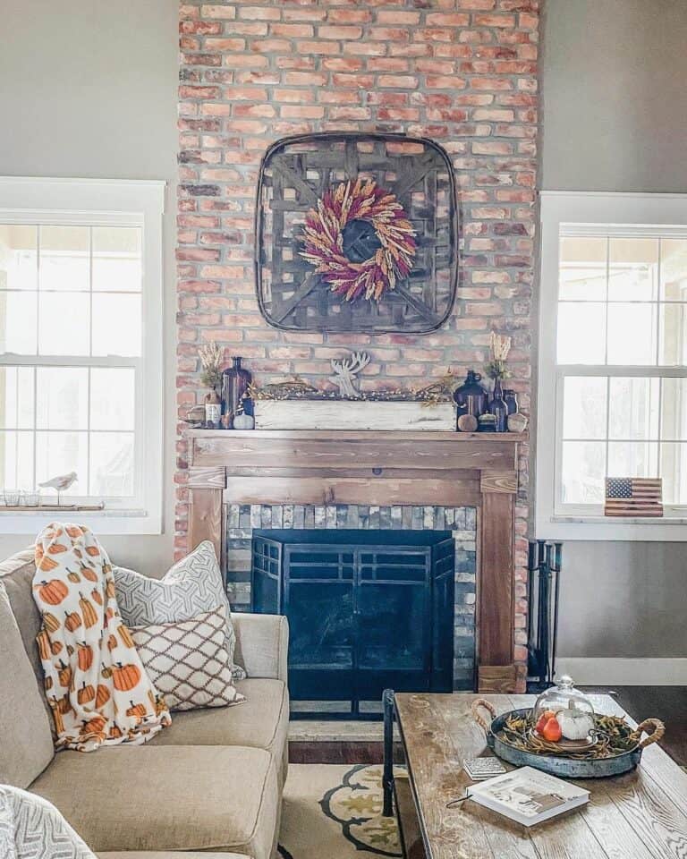 Seasonal Farmhouse Chimneypiece