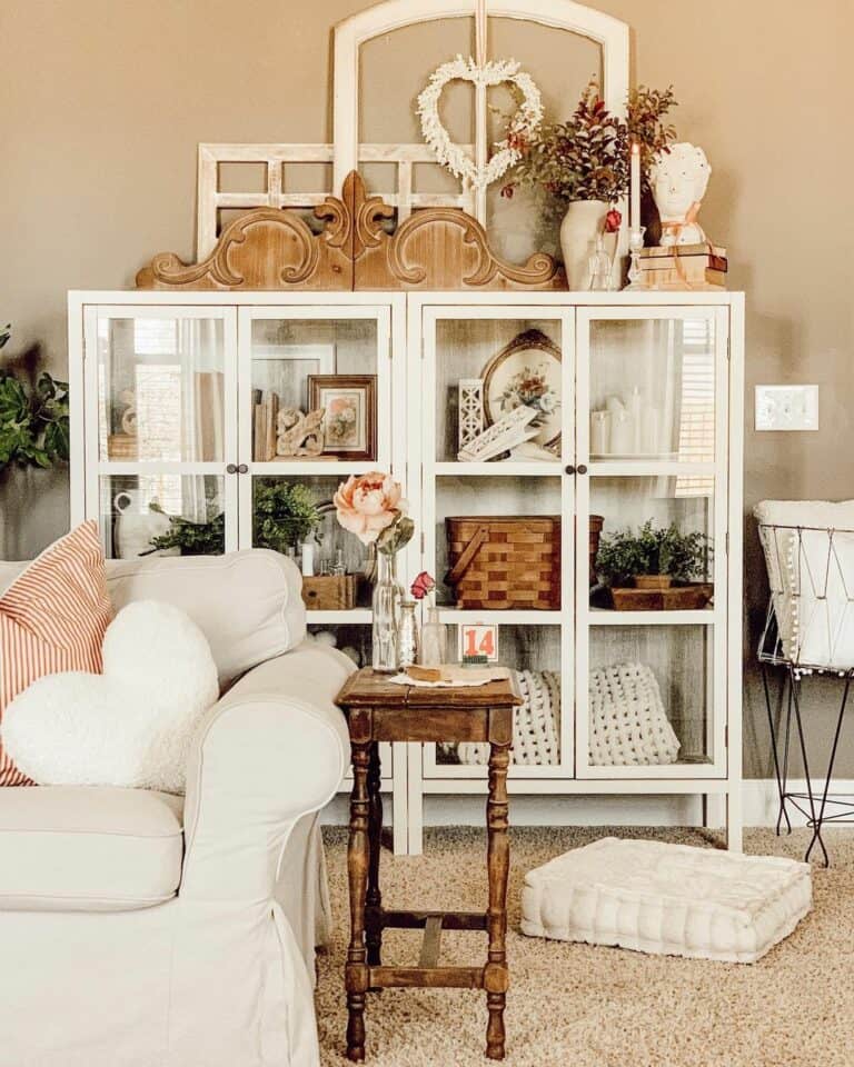 Shabby Chic Display Cabinet