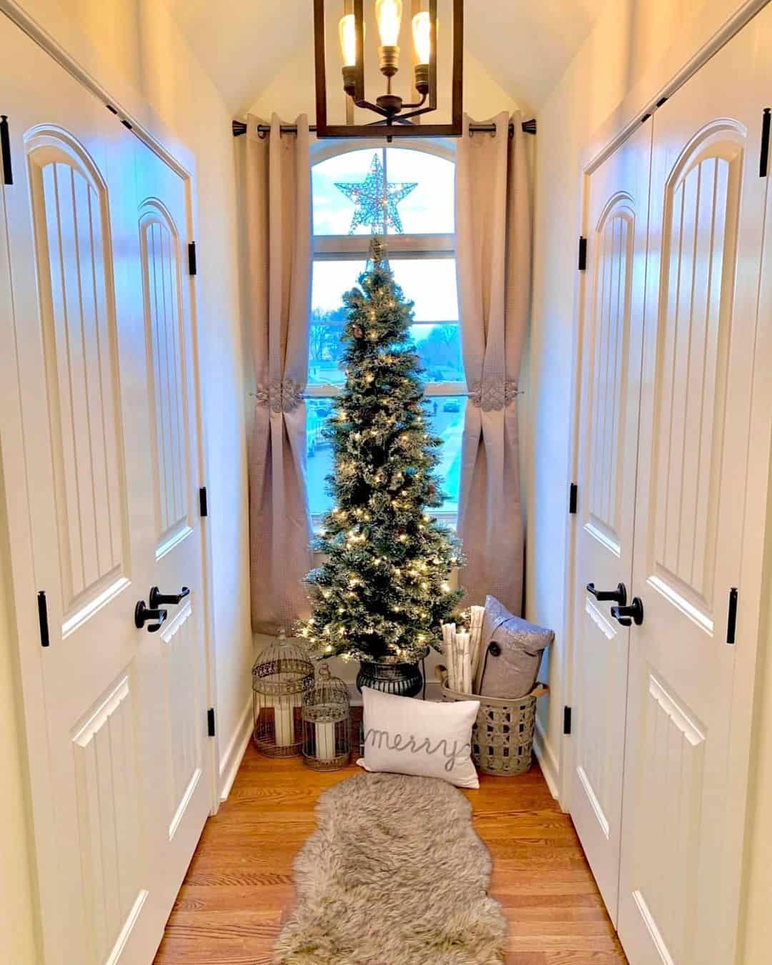 Skinny Christmas Tree Hallway Décor Soul & Lane