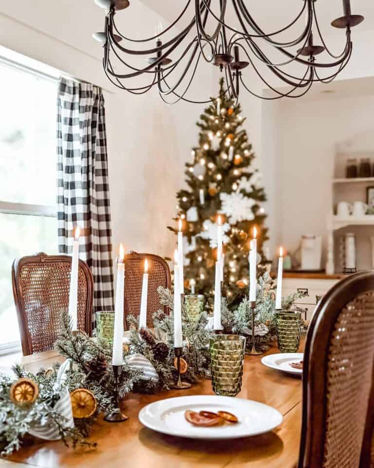 Spiced Orange Christmas Centerpiece Decorations