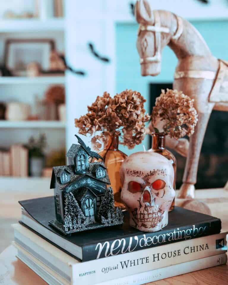 Spooky and Sinister Coffee Table Centerpiece
