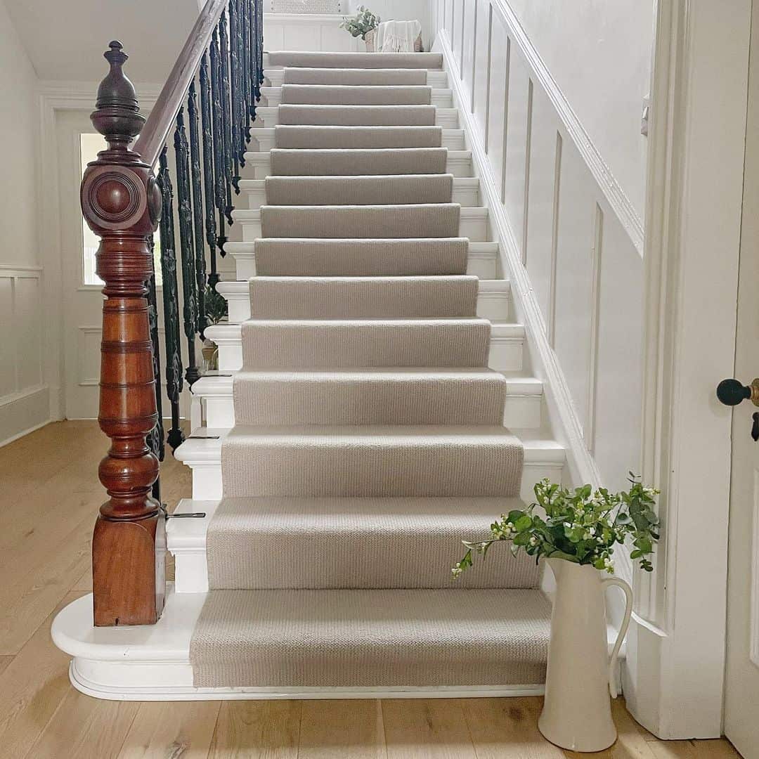 Stair Runner Ideas To Protect Your Wooden Treads Soul & Lane