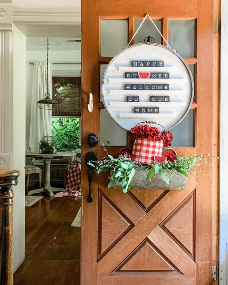 Summer Front Door Decor Ideas