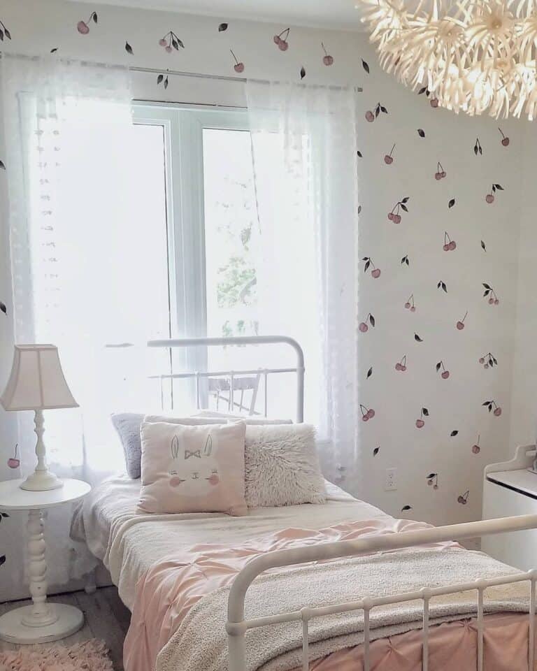 Sweet Cherry Wallpaper in Kid's Room