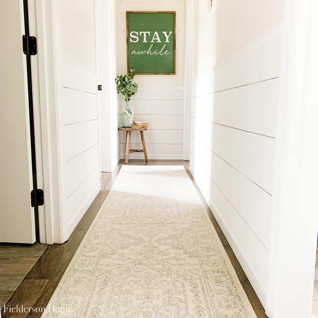 Timeless Hallway With Ivory Hallway Runner Soul & Lane