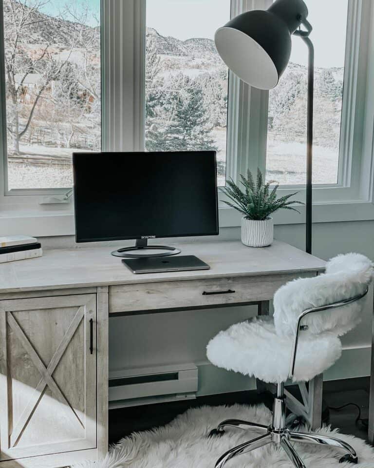 Timeless Modern Farmhouse Office Design