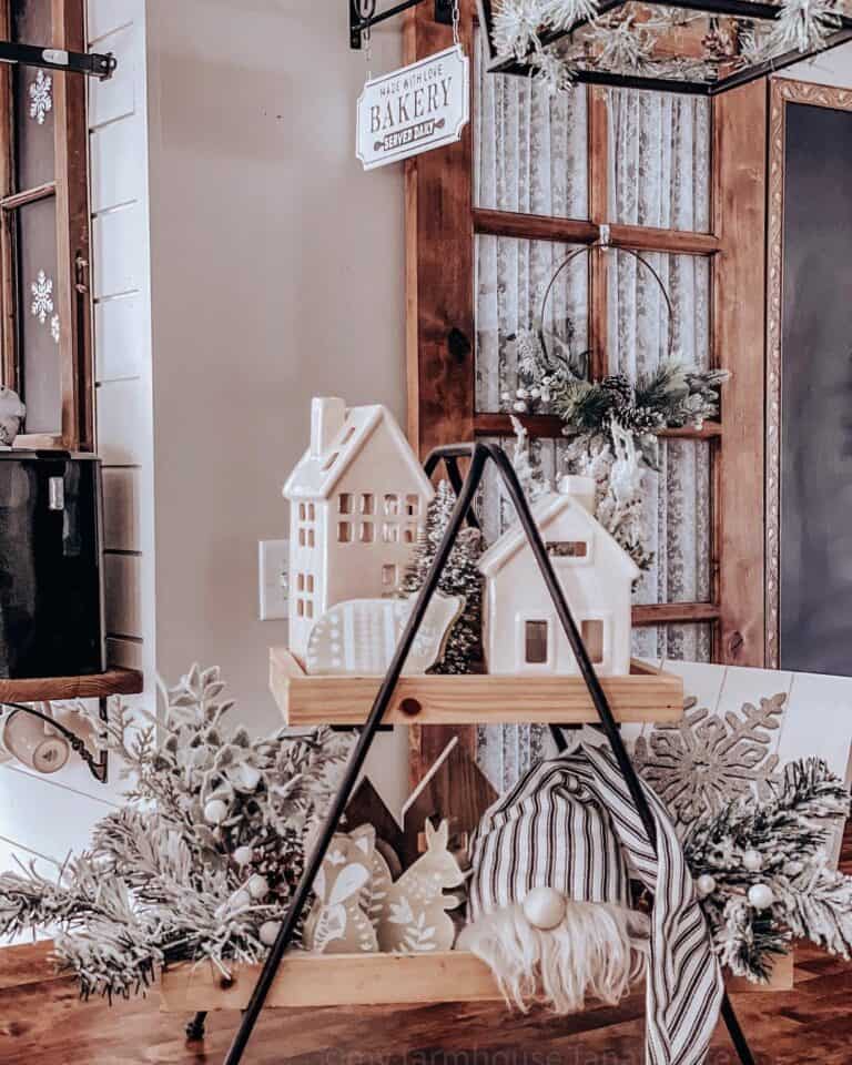Tiny White Houses and Woodland Creatures