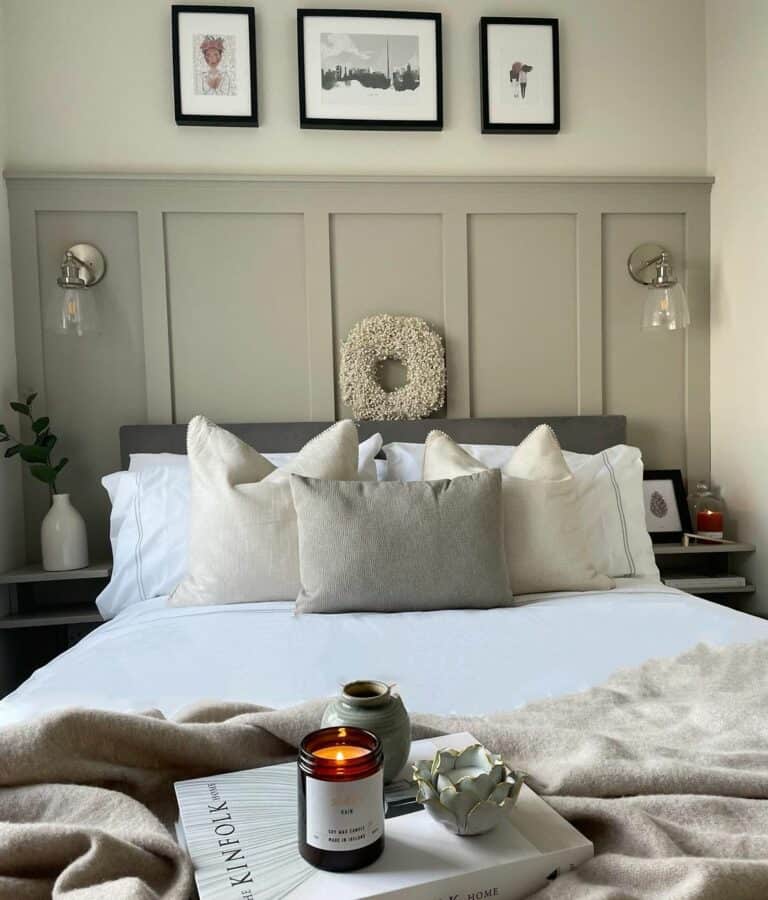 Tranquil Creamy Gray Bedroom