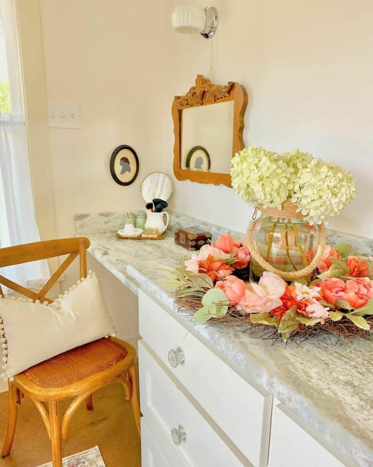 Vintage Makeup Vanity
