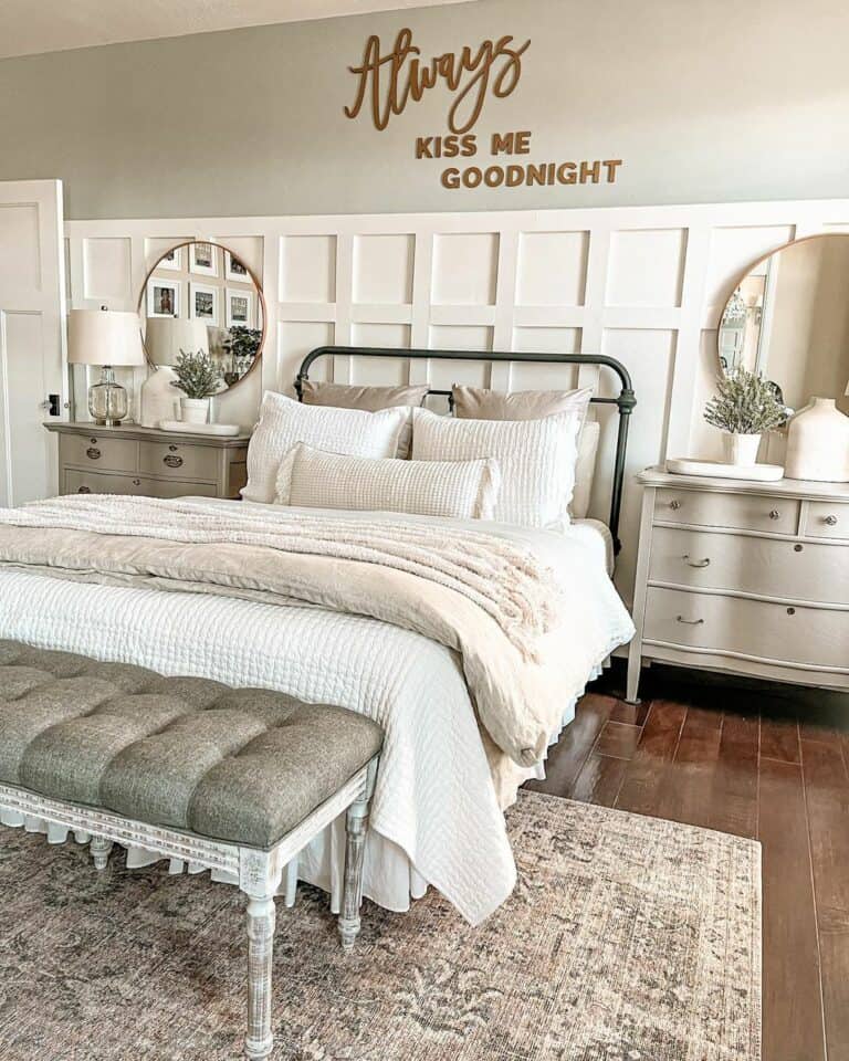 Wainscoting Bedroom Wall Ideas