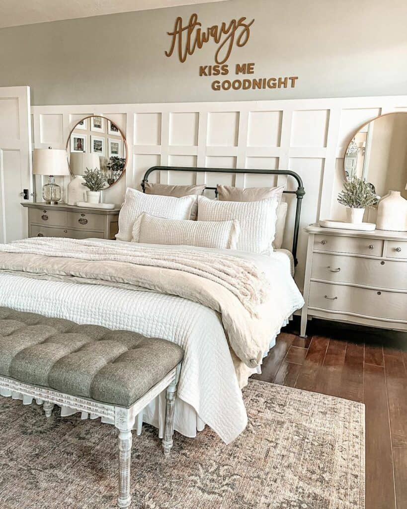 Wainscoting Bedroom Wall Ideas - Soul & Lane