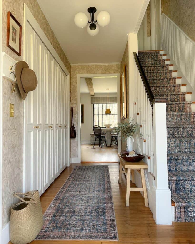 Wallpaper Hallway With Row Of Closet Doors Soul Lane wallpaper-hallway-with-row-of-closet-doors-soul-lane