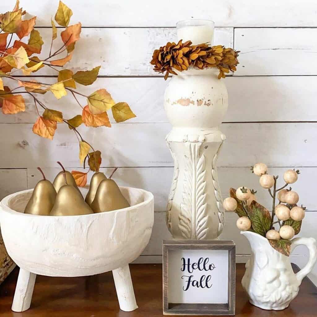 Warm Wood Fall Accent Table Soul & Lane