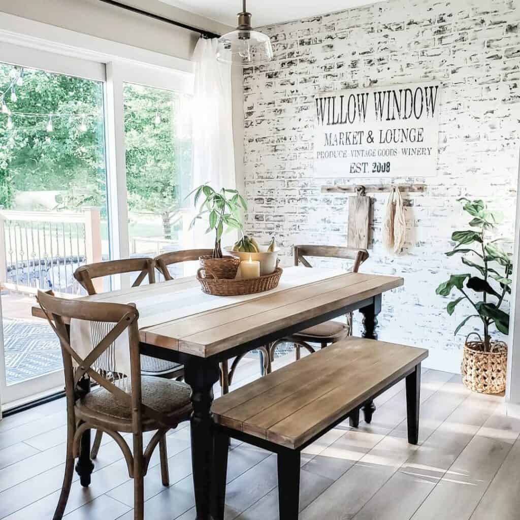 The brick dining bench 2025