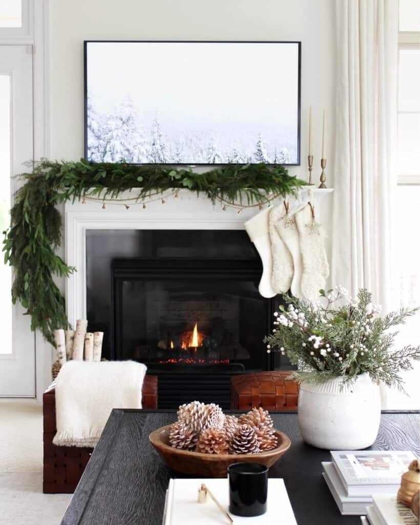 White Stockings and a Full Green Garland